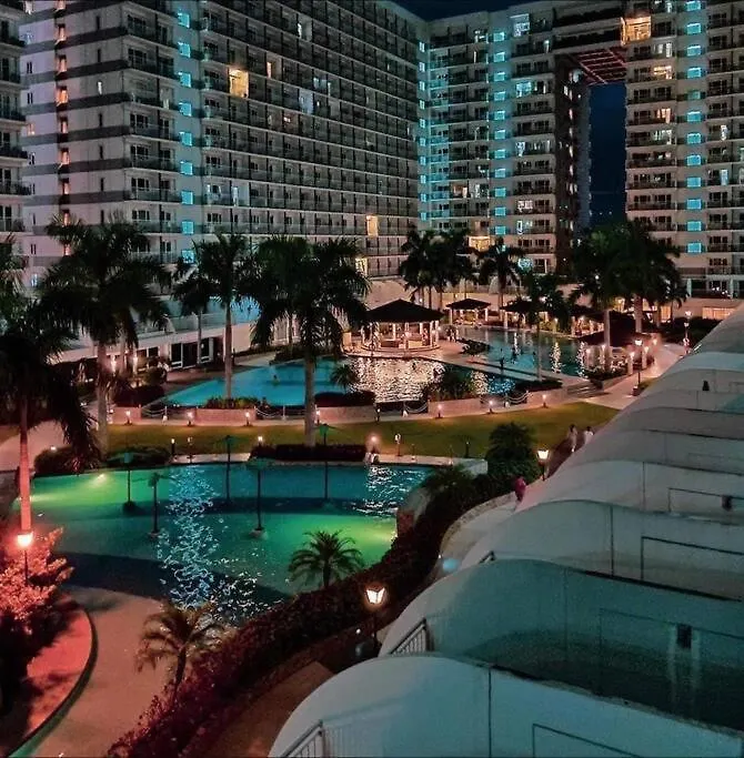 Apartment Shell Residence C22 Shortwalk Moa Balcony Poolview Manila Philippines